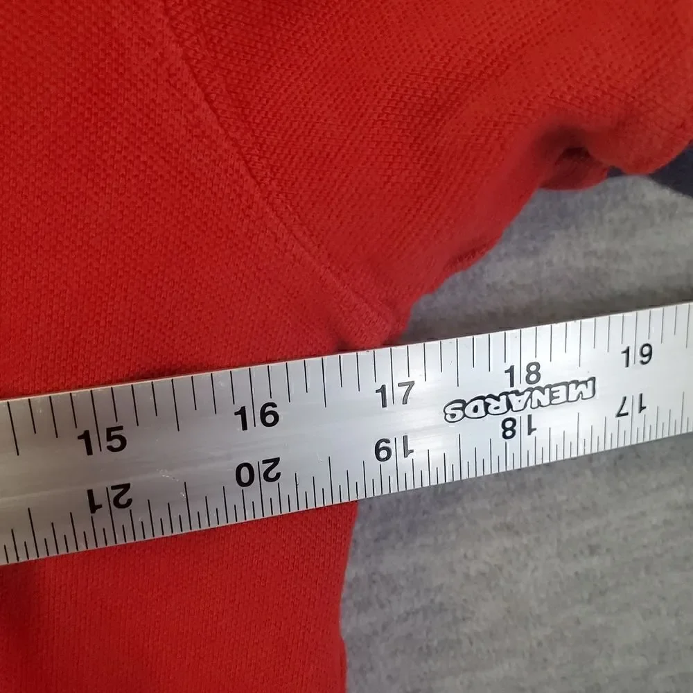 Gap Polo Kids XL Red Logo Spellout Pique Shirt